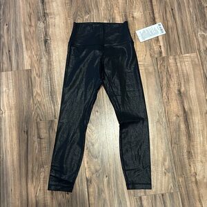 Lululemon Black Shiny Leggings